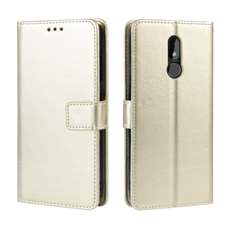 Retro Crazy Horse Texture Horizontal Flip Leather Case for Nokia 3.2, with Holder & Card Slots & Photo Frame