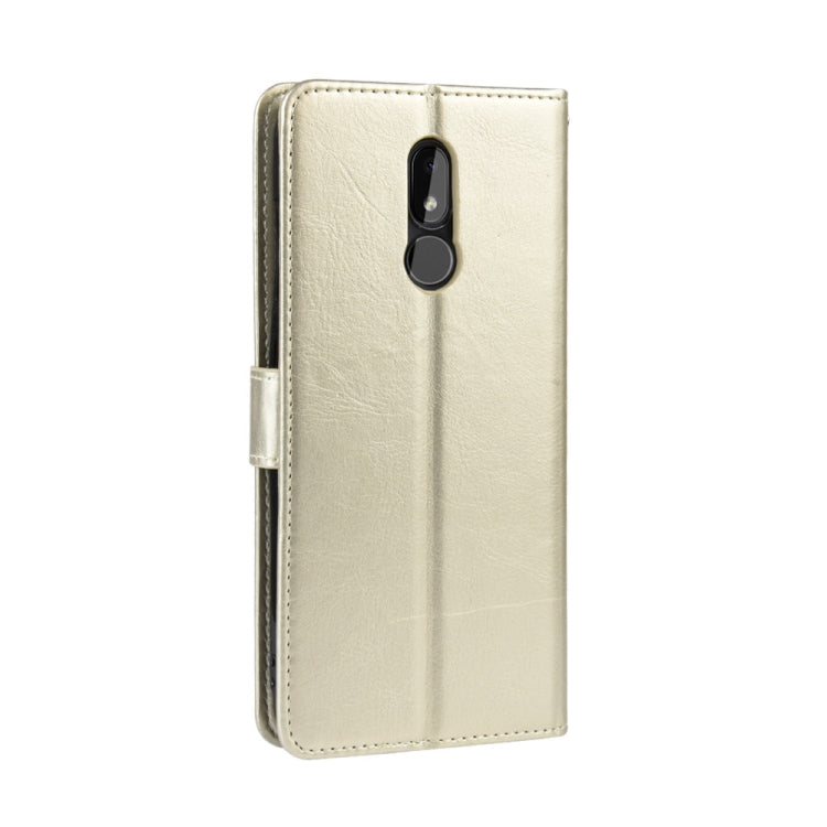 Retro Crazy Horse Texture Horizontal Flip Leather Case for Nokia 3.2, with Holder & Card Slots & Photo Frame