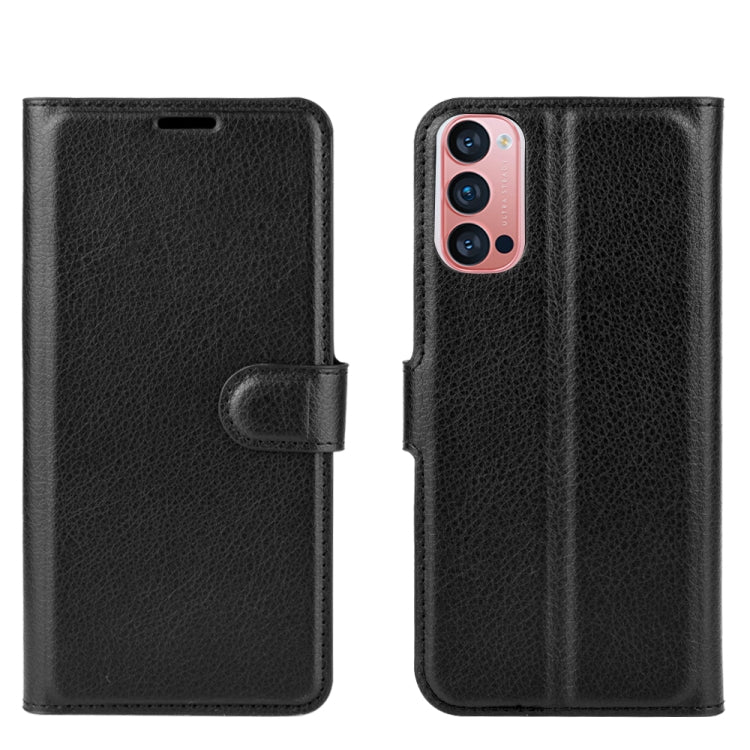 For OPPO Reno 4 Pro 5G Litchi Texture Horizontal Flip Protective Case with Holder & Card Slots & Wallet