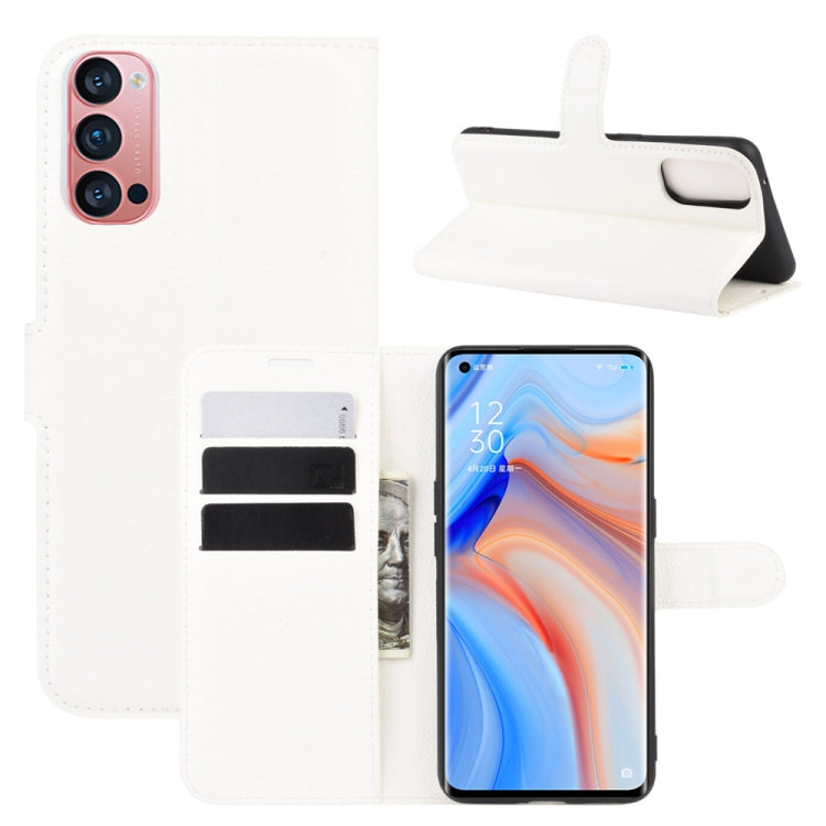 For OPPO Reno 4 Pro 5G Litchi Texture Horizontal Flip Protective Case with Holder & Card Slots & Wallet