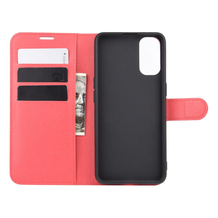 For OPPO Reno 4 Pro 5G Litchi Texture Horizontal Flip Protective Case with Holder & Card Slots & Wallet