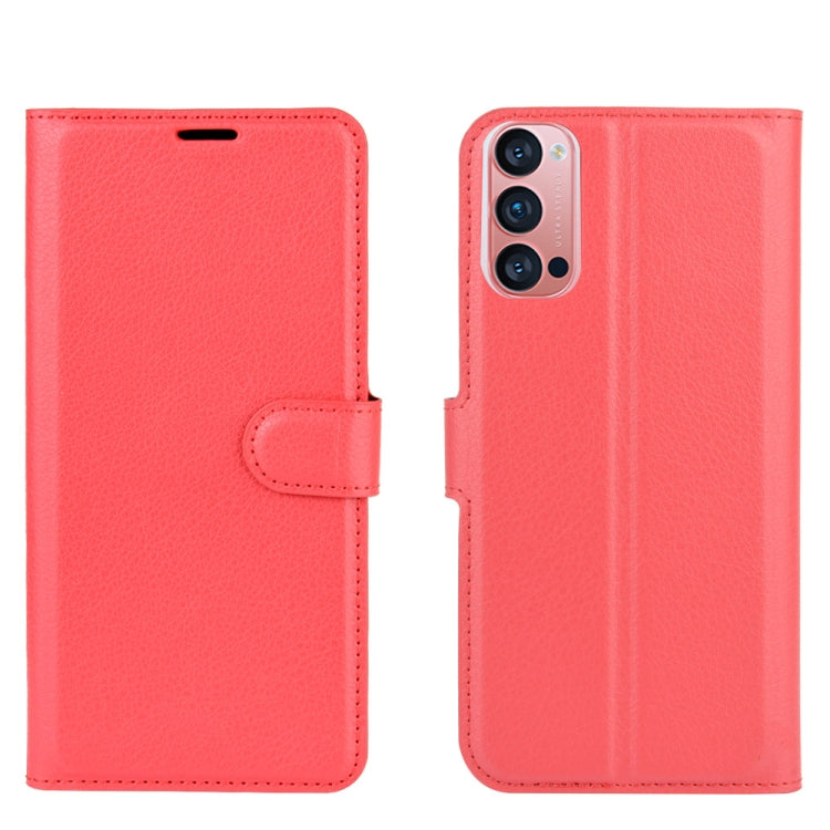 For OPPO Reno 4 Pro 5G Litchi Texture Horizontal Flip Protective Case with Holder & Card Slots & Wallet