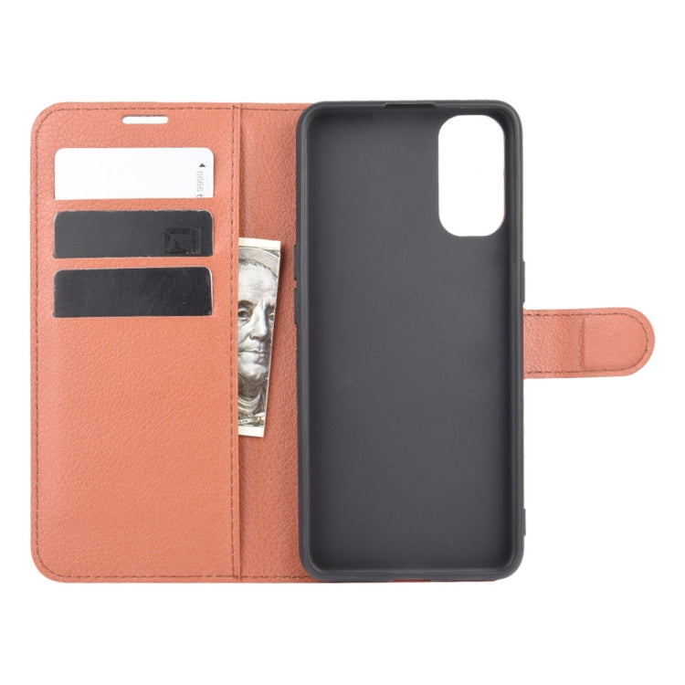 For OPPO Reno 4 Pro 5G Litchi Texture Horizontal Flip Protective Case with Holder & Card Slots & Wallet