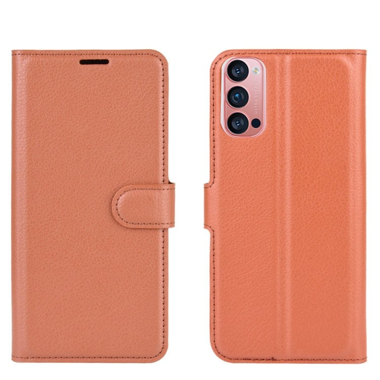 For OPPO Reno 4 Pro 5G Litchi Texture Horizontal Flip Protective Case with Holder & Card Slots & Wallet