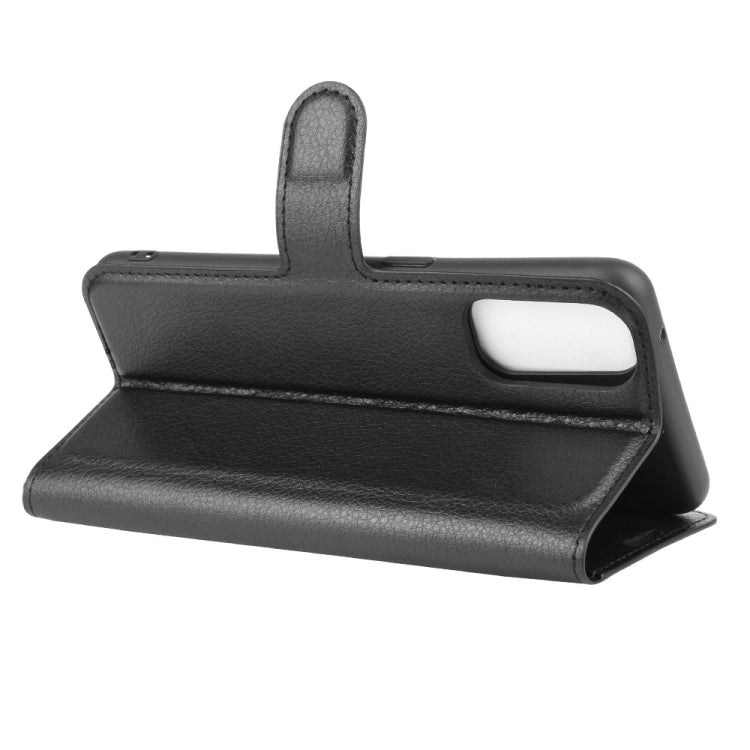 For OPPO Reno 4 5G Litchi Texture Horizontal Flip Protective Case with Holder & Card Slots & Wallet