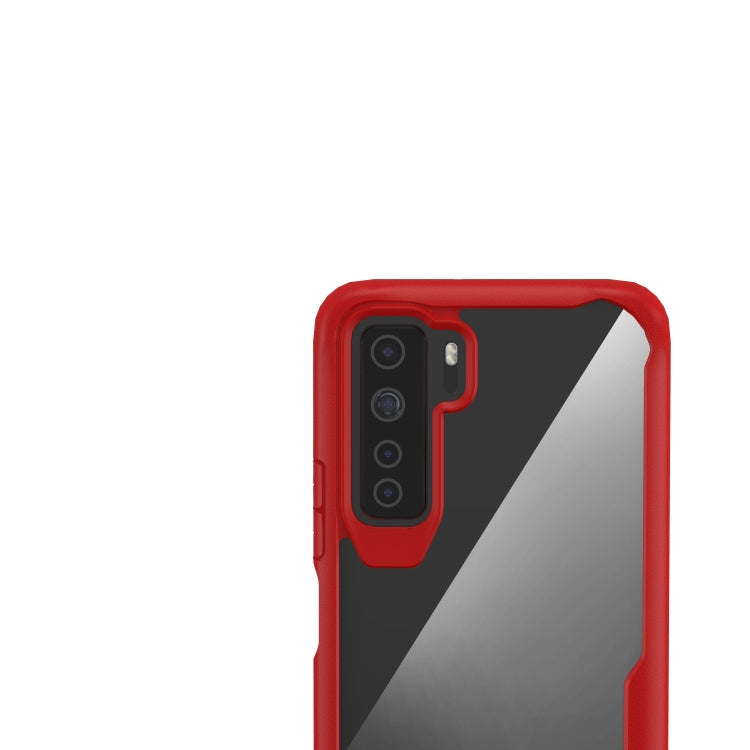 For Huawei Nove 7 SE Transparent PC + TPU Full Coverage Shockproof Protective Case