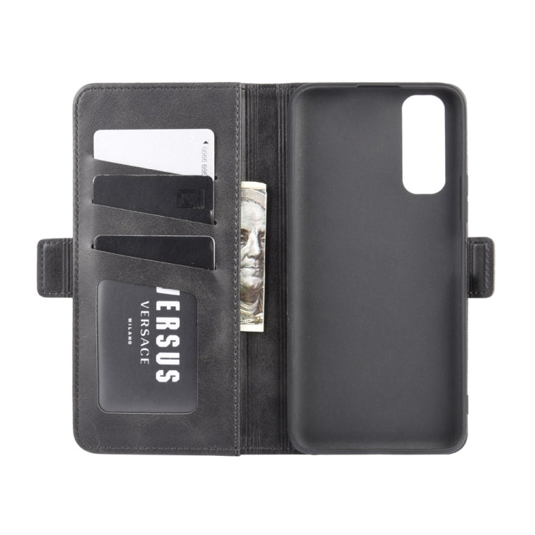 For Vivo Y70s Dual-side Magnetic Buckle Horizontal Flip Leather Case with Holder & Card Slots & Wallet