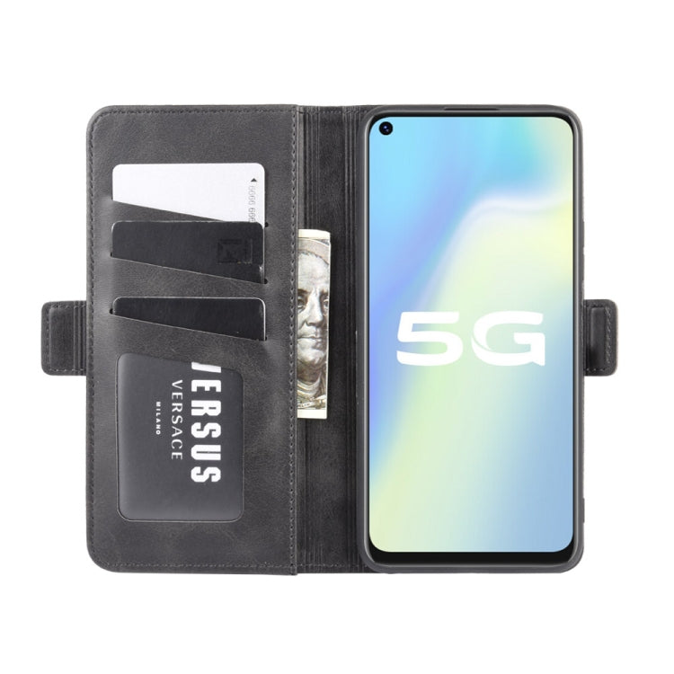 For Vivo Y70s Dual-side Magnetic Buckle Horizontal Flip Leather Case with Holder & Card Slots & Wallet