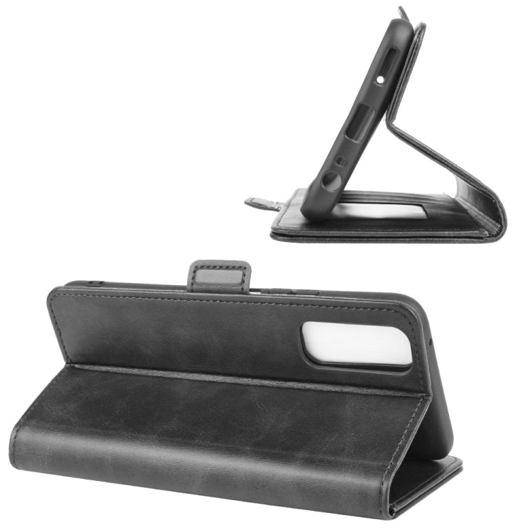 For Vivo Y70s Dual-side Magnetic Buckle Horizontal Flip Leather Case with Holder & Card Slots & Wallet