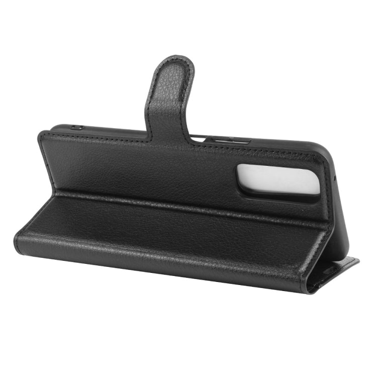 For Vivo Y70s Litchi Texture Horizontal Flip Protective Case with Holder & Card Slots & Wallet