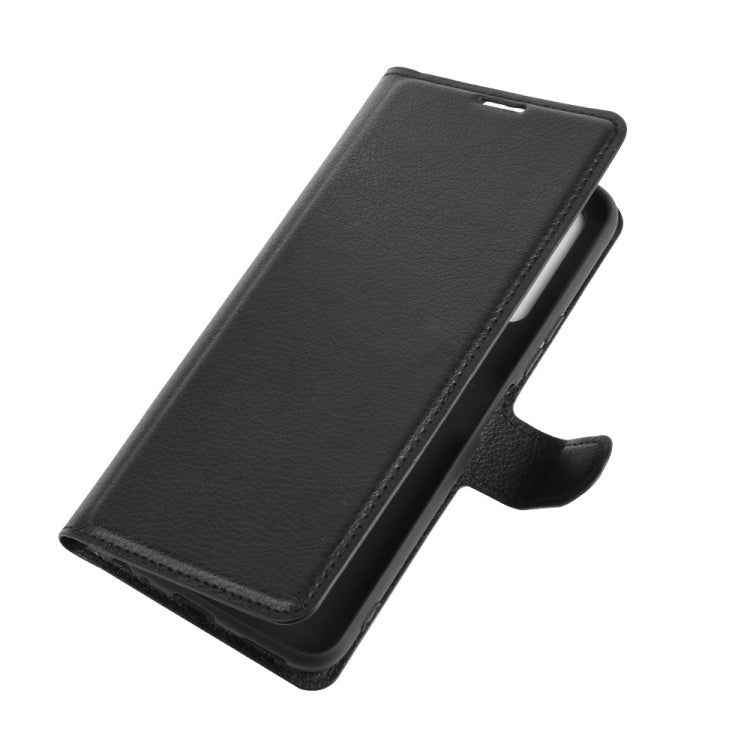 For Vivo Y70s Litchi Texture Horizontal Flip Protective Case with Holder & Card Slots & Wallet