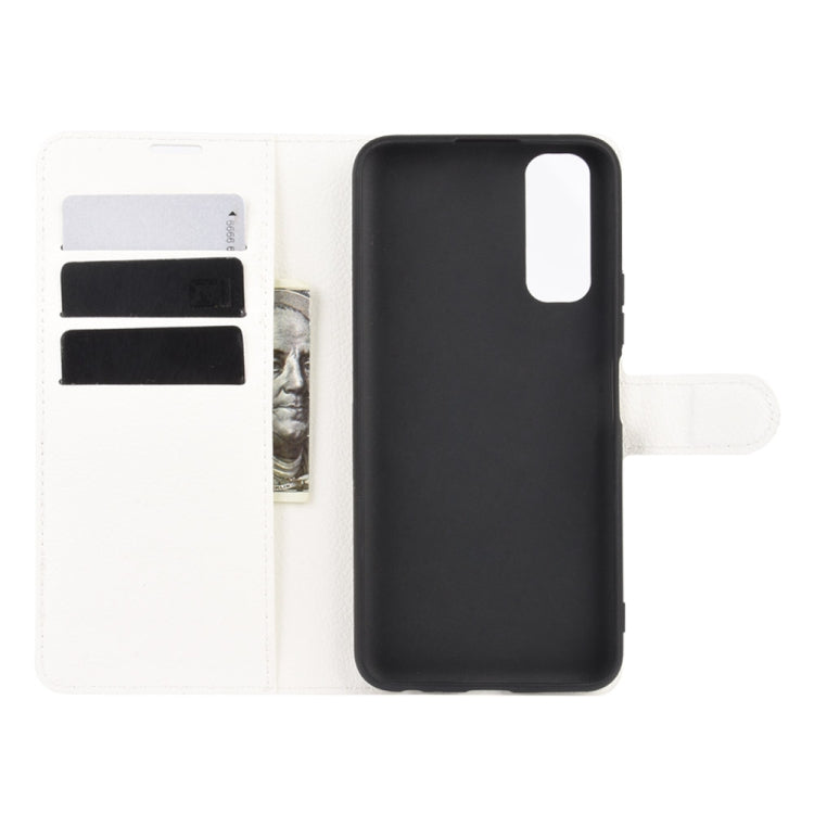 For Vivo Y70s Litchi Texture Horizontal Flip Protective Case with Holder & Card Slots & Wallet