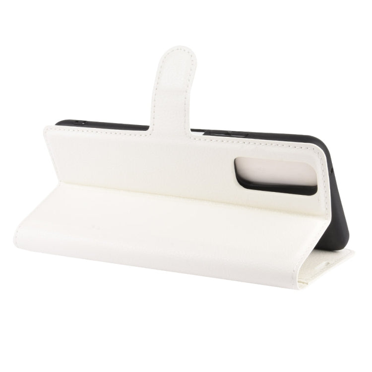 For Vivo Y70s Litchi Texture Horizontal Flip Protective Case with Holder & Card Slots & Wallet