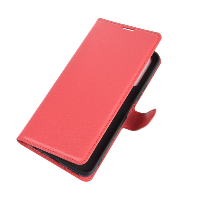 For Vivo Y70s Litchi Texture Horizontal Flip Protective Case with Holder & Card Slots & Wallet