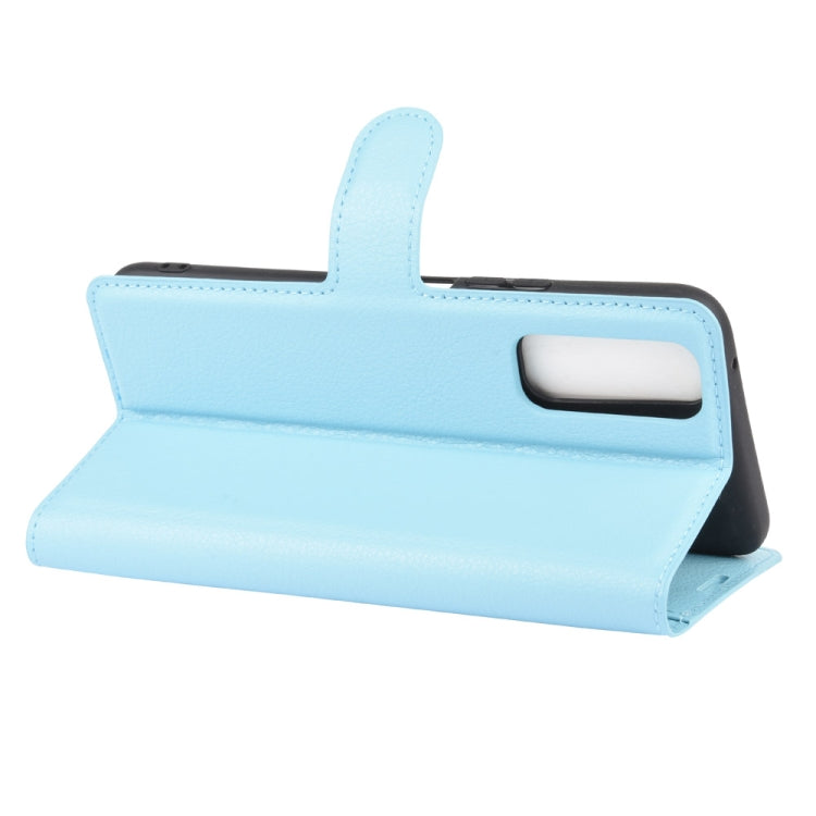 For Vivo Y70s Litchi Texture Horizontal Flip Protective Case with Holder & Card Slots & Wallet