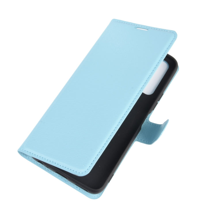 For Vivo Y70s Litchi Texture Horizontal Flip Protective Case with Holder & Card Slots & Wallet