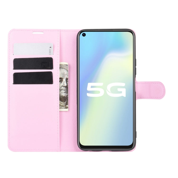 For Vivo Y70s Litchi Texture Horizontal Flip Protective Case with Holder & Card Slots & Wallet