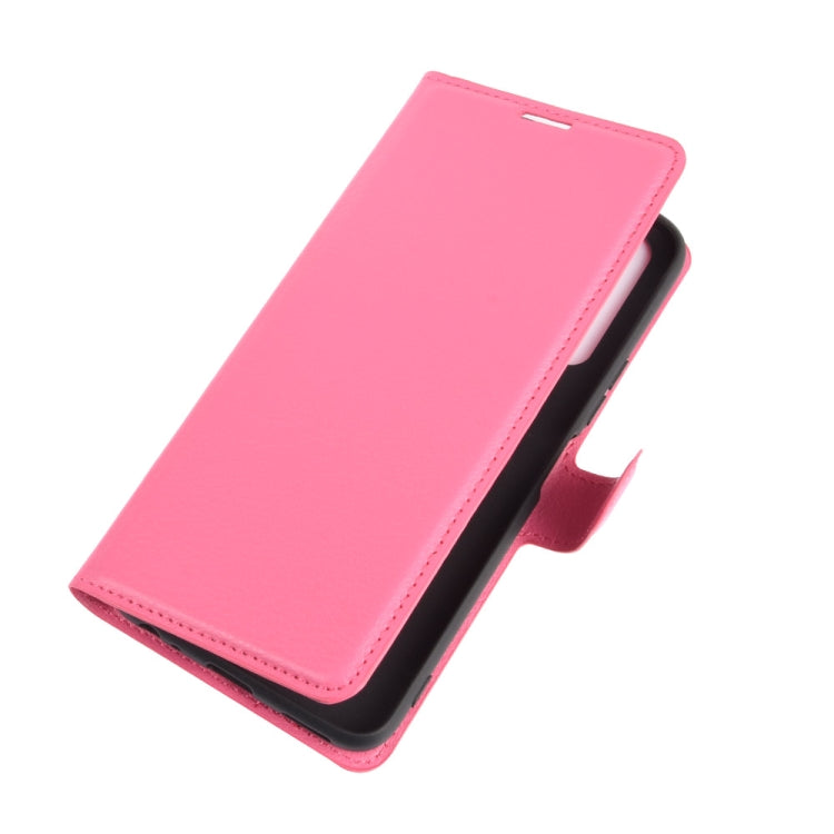 For Vivo Y70s Litchi Texture Horizontal Flip Protective Case with Holder & Card Slots & Wallet