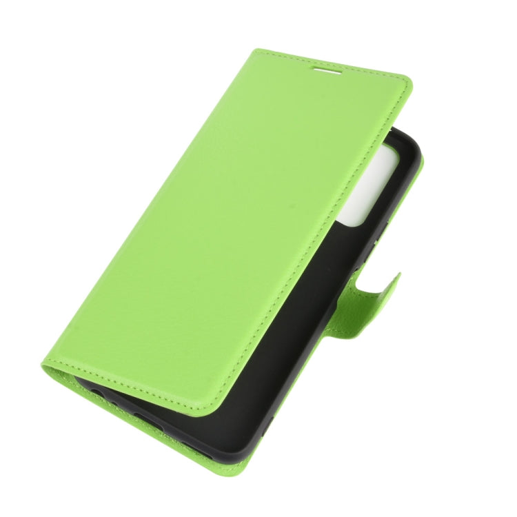 For Vivo Y70s Litchi Texture Horizontal Flip Protective Case with Holder & Card Slots & Wallet