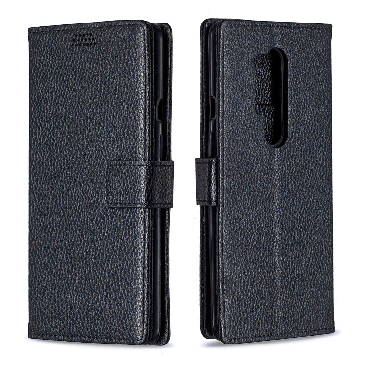 For OnePlus 8 Pro Litchi Texture Horizontal Flip Leather Case with Holder & Card Slots & Wallet & Photo Frame