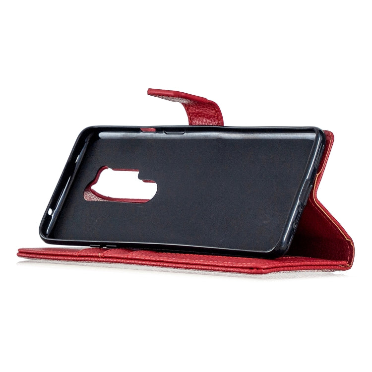 For OnePlus 8 Pro Litchi Texture Horizontal Flip Leather Case with Holder & Card Slots & Wallet & Photo Frame