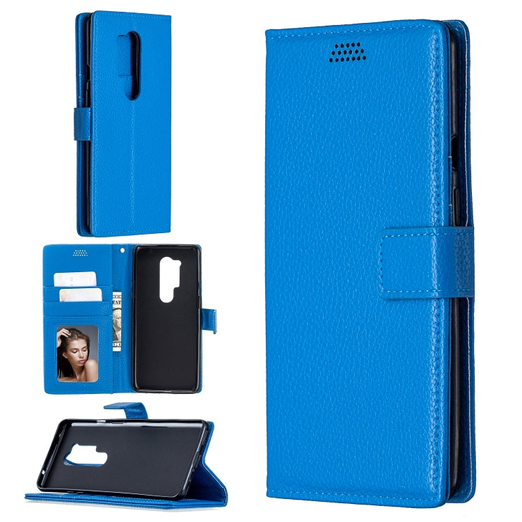 For OnePlus 8 Pro Litchi Texture Horizontal Flip Leather Case with Holder & Card Slots & Wallet & Photo Frame