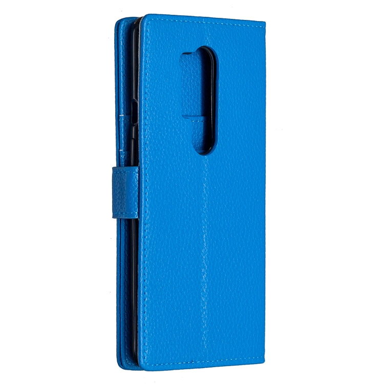 For OnePlus 8 Pro Litchi Texture Horizontal Flip Leather Case with Holder & Card Slots & Wallet & Photo Frame