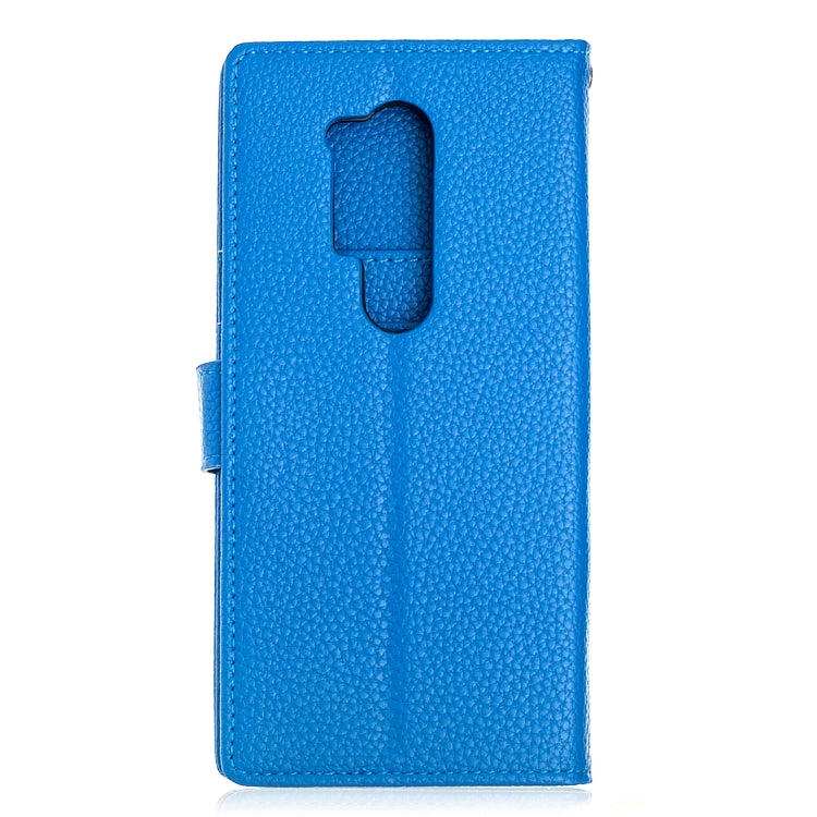 For OnePlus 8 Pro Litchi Texture Horizontal Flip Leather Case with Holder & Card Slots & Wallet & Photo Frame