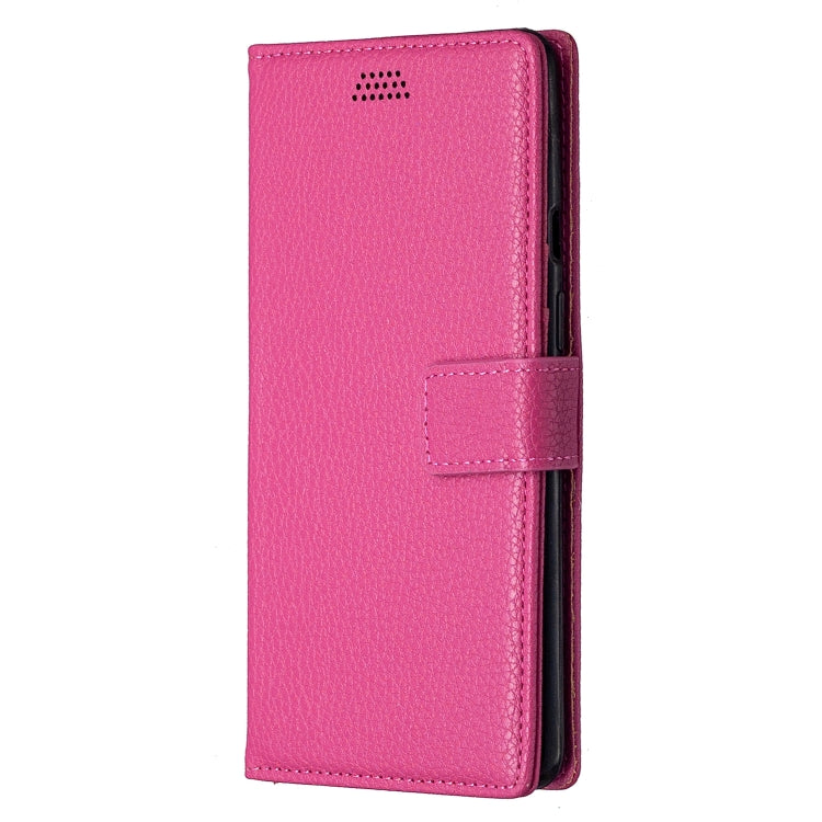 For OnePlus 8 Pro Litchi Texture Horizontal Flip Leather Case with Holder & Card Slots & Wallet & Photo Frame