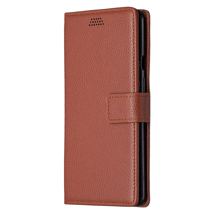 For OnePlus 8 Pro Litchi Texture Horizontal Flip Leather Case with Holder & Card Slots & Wallet & Photo Frame