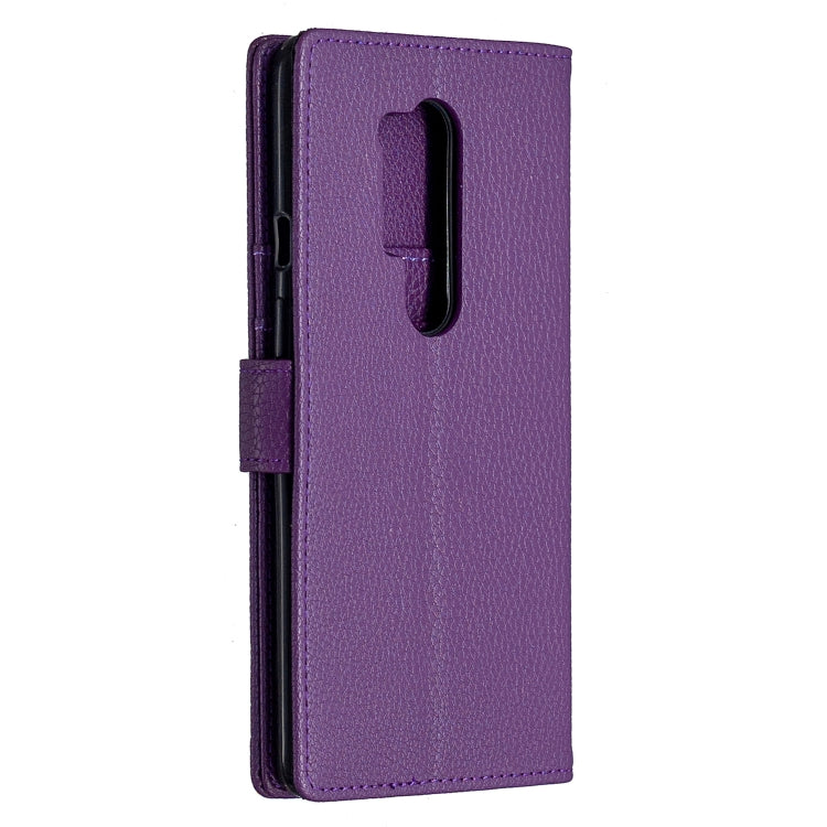 For OnePlus 8 Pro Litchi Texture Horizontal Flip Leather Case with Holder & Card Slots & Wallet & Photo Frame