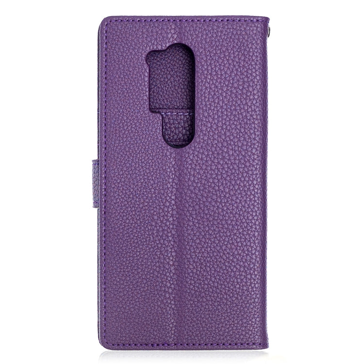 For OnePlus 8 Pro Litchi Texture Horizontal Flip Leather Case with Holder & Card Slots & Wallet & Photo Frame