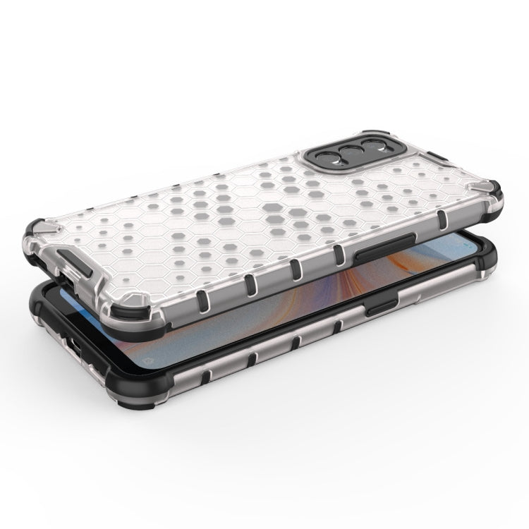 For OPPO Reno 4 Pro Shockproof Honeycomb PC + TPU Case
