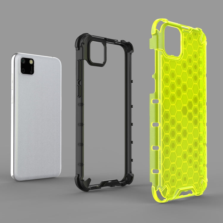 For Huawei Y5P Shockproof Honeycomb PC + TPU Case