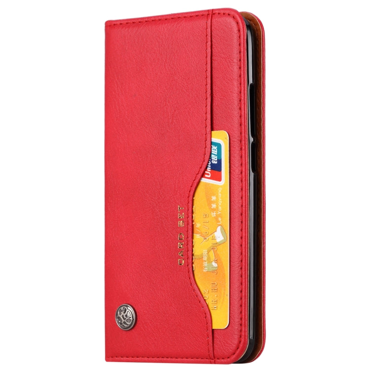 Knead Skin Texture Horizontal Flip Leather Case for Huawei Honor 10, with Photo Frame & Holder & Card Slots & Wallet