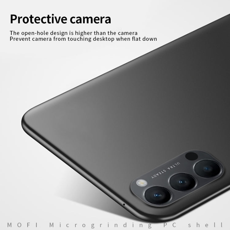 For OPPO Reno4 MOFI Frosted PC Ultra-thin Hard Case