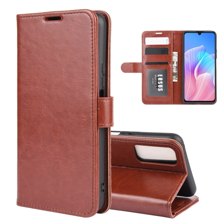 For Huawei Enjoy Z 5G R64 Texture Single Horizontal Flip Protective Case with Holder & Card Slots & Wallet& Photo Frame