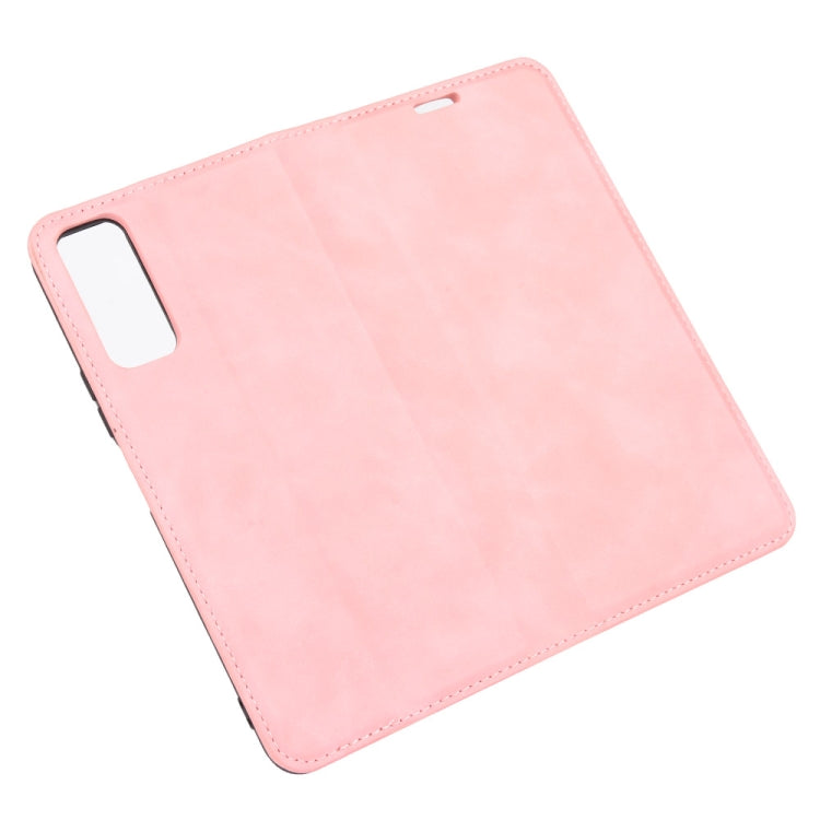 For Huawei Enjoy Z 5G Retro-skin Business Magnetic Suction Leather Case with Holder & Card Slots & Wallet