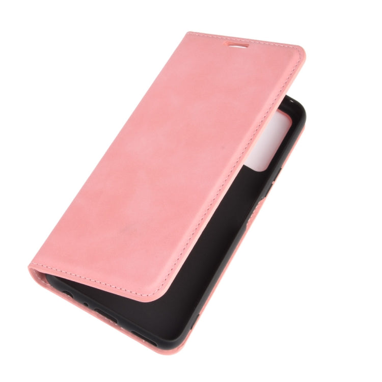 For Huawei Enjoy Z 5G Retro-skin Business Magnetic Suction Leather Case with Holder & Card Slots & Wallet
