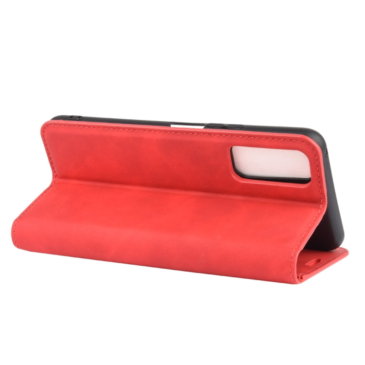 For Huawei Enjoy Z 5G Retro-skin Business Magnetic Suction Leather Case with Holder & Card Slots & Wallet