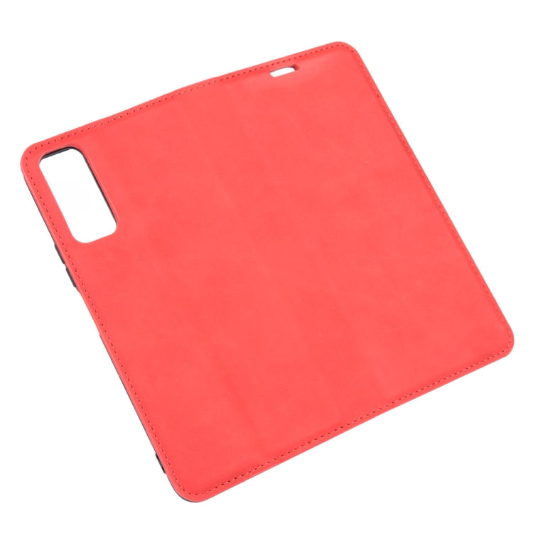 For Huawei Enjoy Z 5G Retro-skin Business Magnetic Suction Leather Case with Holder & Card Slots & Wallet