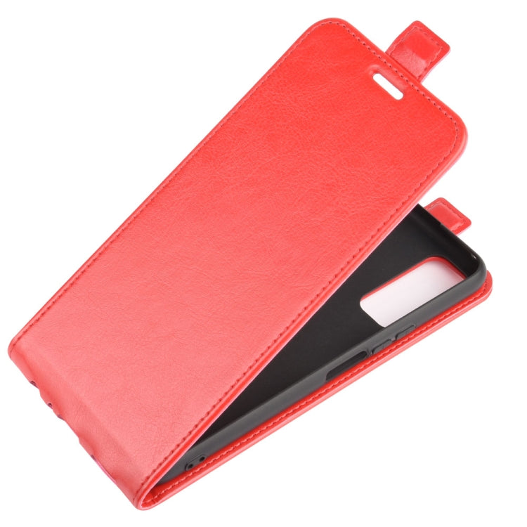 For Huawei Enjoy Z 5G R64 Texture Single Vertical Flip Leather Protective Case with Card Slots & Photo Frame