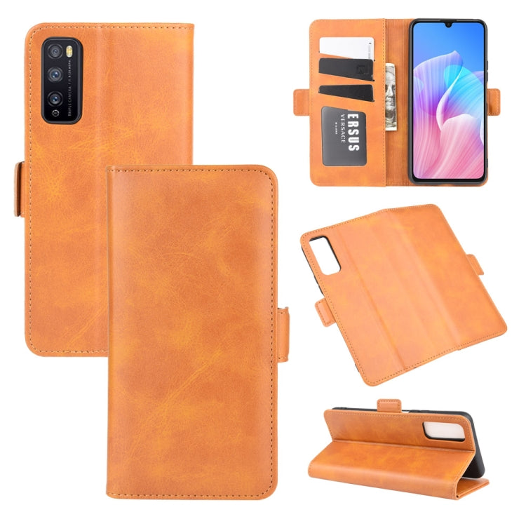 For Huawei Enjoy Z 5G Dual-side Magnetic Buckle Horizontal Flip Leather Case with Holder & Card Slots & Wallet