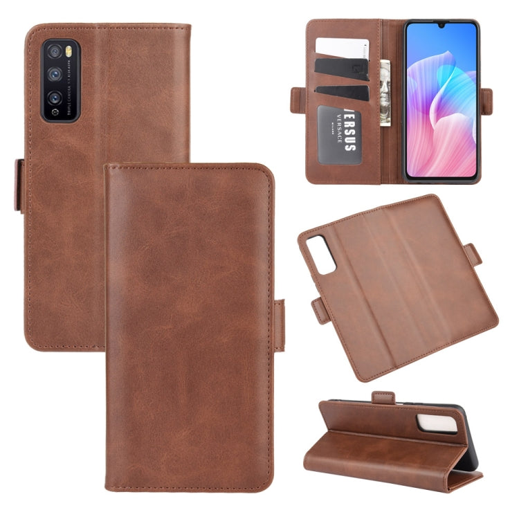 For Huawei Enjoy Z 5G Dual-side Magnetic Buckle Horizontal Flip Leather Case with Holder & Card Slots & Wallet