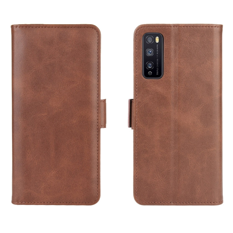 For Huawei Enjoy Z 5G Dual-side Magnetic Buckle Horizontal Flip Leather Case with Holder & Card Slots & Wallet