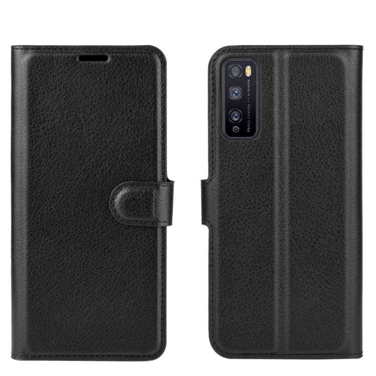 For Huawei Enjoy Z 5G Litchi Texture Horizontal Flip Protective Case with Holder & Card Slots & Wallet