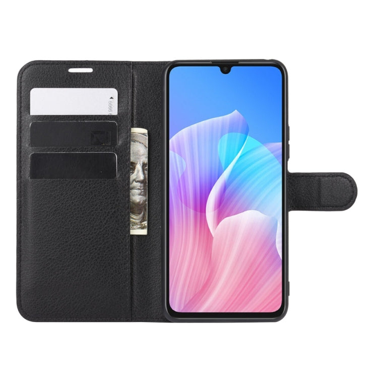 For Huawei Enjoy Z 5G Litchi Texture Horizontal Flip Protective Case with Holder & Card Slots & Wallet