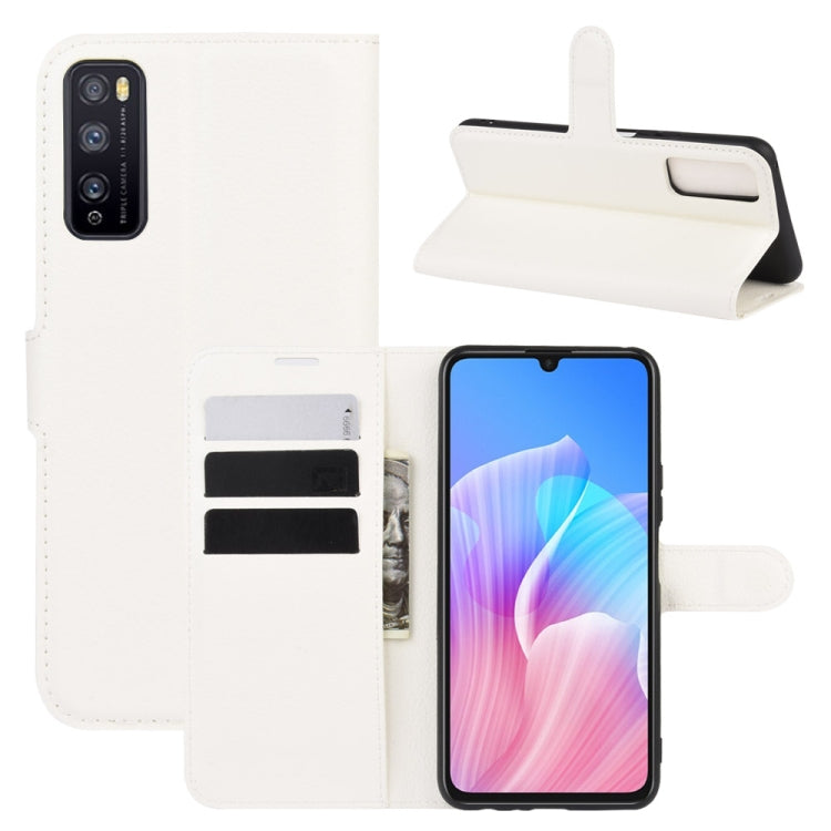 For Huawei Enjoy Z 5G Litchi Texture Horizontal Flip Protective Case with Holder & Card Slots & Wallet