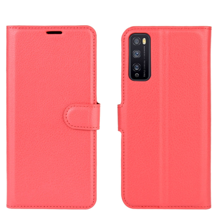 For Huawei Enjoy Z 5G Litchi Texture Horizontal Flip Protective Case with Holder & Card Slots & Wallet