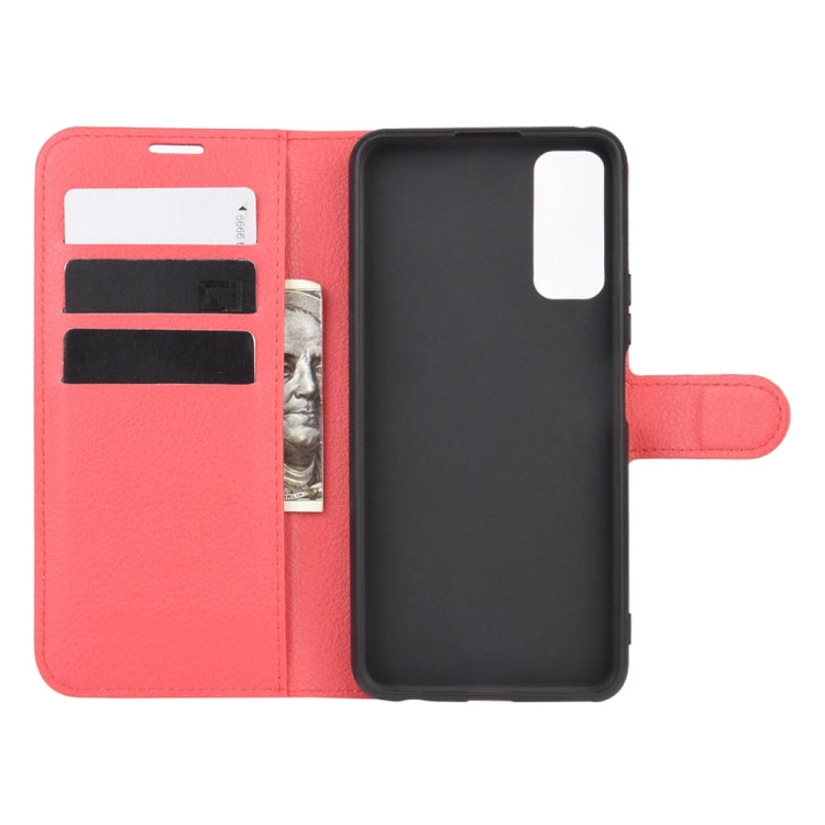 For Huawei Enjoy Z 5G Litchi Texture Horizontal Flip Protective Case with Holder & Card Slots & Wallet